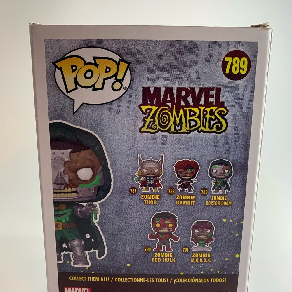 Funko POP! Marvel Zombies #789 Zombie Dr Doom  - NWT - Picture 4 of 5